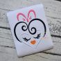 Heart Penguin Face Embroidery | Machine Embroidery Designs by JuJu