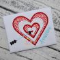 Heart Target Applique | Machine Embroidery Designs by JuJu