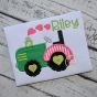 Heart Tractor Applique | Machine Embroidery Designs by JuJu