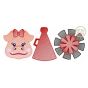 Hog Cheer Trio Sketch Embroidery | Machine Embroidery Designs by JuJu