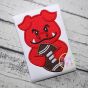 Hog Football Mascot Applique | Machine Embroidery Designs by JuJu