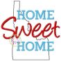 Home Sweet Home Idaho Embroidery | Machine Embroidery Designs by JuJu