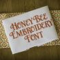 Honey Bee Embroidery Font Machine Embroidery Designs by JuJu