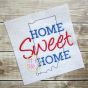 Home Sweet Home Indiana Embroidery | Machine Embroidery Designs by JuJu