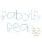Babyish Bean Embroidery Font | Machine Embroidery Designs by JuJu