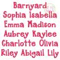 Barnyard Embroidery Font