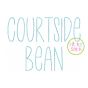 Courtside Bean Stitch Embroidery Font | Machine Embroidery Designs by JuJu