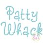 Patty Whack Embroidery Font | Machine Embroidery Designs by JuJu