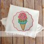 Ice Cream Scallop Applique | Machine Embroidery Designs by JuJu