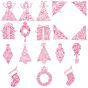 Jacobean Christmas Redwork Machine Embroidery Designs by JuJu
