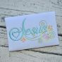 Itch 2 Stitch Jesus Swirl Digital Embroidery Machine Designs by JuJu