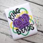 King of the Beads Applique | Machine Embroidery Designs by JuJu