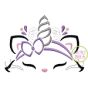 Kitty Unicorn Horn Embroidery | Machine Embroidery Designs by JuJu