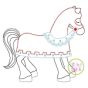 Knight Horse Embroidery | Machine Embroidery Designs by JuJu