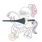 Knight Riding Horse Embroidery | Machine Embroidery Designs by JuJu
