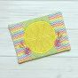 ITH Fresh Lemons Circle Mug Rug
