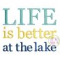 Life is Better at the Lake Embroidery | Machine Embroidery Designs by JuJu