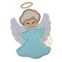 Little Angel Boy Applique | Machine Embroidery Designs by JuJu