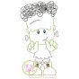 Little Frankie Bean Embroidery | Machine Embroidery Designs by JuJu