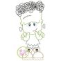 Little Frankie Bean Embroidery | Machine Embroidery Designs by JuJu