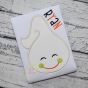 Little Ghost Face Boy Applique | Machine Embroidery Designs by JuJu