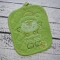 Little Swirly Beard Santa Bean Stitch Embroidery | Machine Embroidery Designs by JuJu