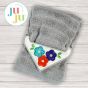 ITH Live Simply Flower Trio Wrap Around Towel Topper | Machine Embroidery Designs by JuJu 