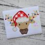 Longhorn Santa Applique | Machine Embroidery Designs by JuJu