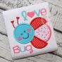 Love Bug Ladybug Applique | Machine Embroidery Designs by JuJu