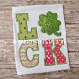 LUCK Clover Applique | Machine Embroidery Designs by JuJu