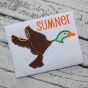 Mallard Duck Applique | Machine Embroidery Designs by JuJu