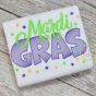 Mardi Gras Confetti Embroidery Design | Machine Embroidery Designs by JuJu