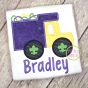 Mardi Gras Dump Truck Applique | Machine Embroidery Designs by JuJu