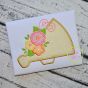 Megaphone Flowers Applique | Machine Embroidery Designs by JuJu