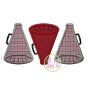 Megaphone Trio Applique | Machine Embroidery Designs by JuJu
