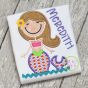 Mermaid 3 Applique | Machine Embroidery Designs by JuJu
