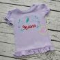 Mermaid Princess Frame Embroidery | Machine Embroidery Designs by JuJu