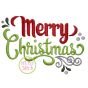 Merry Christmas 4 Embroidery | Machine Embroidery Designs by JuJu