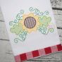 Sunflower Swirl Motif Embroidery | Machine Embroidery Designs by JuJu