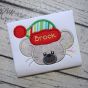 Winter Mouse Face Boy Applique | Machine Embroidery Designs by JuJu
