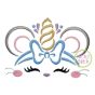 Mouse Unicorn Horn Embroidery | Machine Embroidery Designs by JuJu