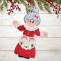 ITH Mrs. Claus Wall Hanging | Machine Embroidery Designs by JuJu