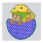 Noah's Ark Applique Machine Embroidery Designs by JuJu 
