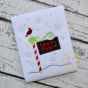 North Pole with Cardinal Applique | Machine Embroidery Designs by JuJu