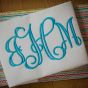Open Vine Satin Monogram Machine Embroidery Designs by JuJu