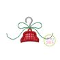 Ornament Topper 2 Applique | Machine Embroidery Designs by JuJu