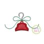 Ornament Topper 2 Applique | Machine Embroidery Designs by JuJu