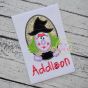 Oval Witch Applique | Machine Embroidery Designs by JuJu