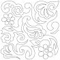 Paisley 4 End-to-End Quilting | Machine Embroidery Designs by JuJu
