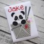 Panda Take Out Box Applique | Machine Embroidery Designs by JuJu